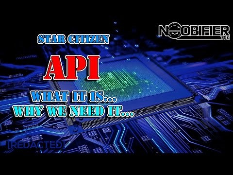 Star Citizen - API - What it is and Why we need it