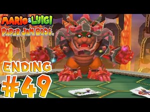 Mario & Luigi Paper Jam Bros. - ENDING BOSS - Gameplay Walkthrough Part 49 [ 3DS ]