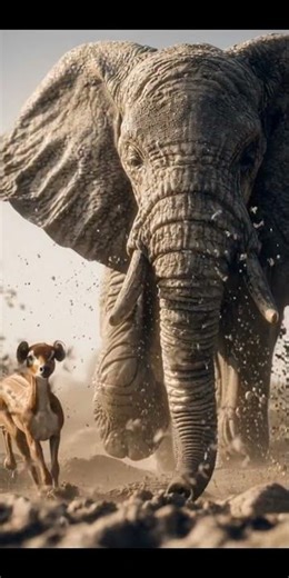 elephant and Deer story #shots #elephant #deer #viral #reels