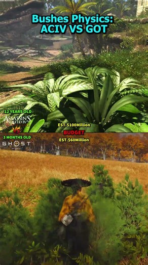 Bushes Physics | Ghost of Yotei vs AC IV Black Flag (Part 2)