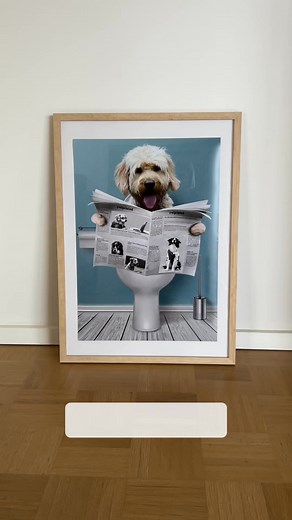 The perfect gift for dog dads this Father's Day! 🐾😍 Personalize yours now 👉 pet-printed.com/poster2 | Pet Printed