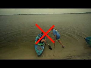 The easy way to get out of a kayak!!