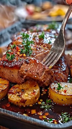 🥩 Golden Beef Chop Bliss