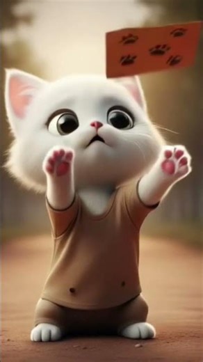 sad cat moment 🐱 #aivideo #entertainment #comedy #shorts #ai