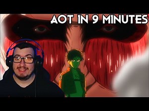 ATTACK ON TITAN IN 9 MINUTES BY GIGGUK REACTION!