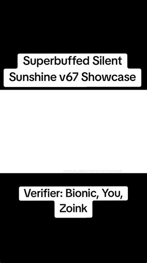 SUPERBUFFED SILENT SUNSHINE v67 SHOWCASE by me #geometrydash #asmr #gd #impossible