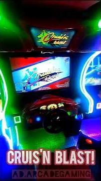 Cruis'n Blast Nintendo Arcade Machine Racing Cab Attract Mode