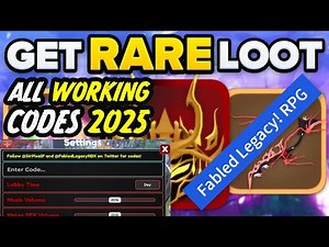 Fabled Legacy codes March 2025 ⚠️New⚠️ALL WORKING CODES Roblox Fabled Legacy 2025