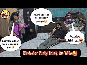 Going to Bachelor Party 😍 Prank On Wife🤣 things got serious💔😰 #prank #viral #funny
