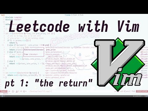 The Return... | Leetcode With Vim (Dynamic Programming)