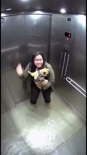 She couldn’t stop the water😭