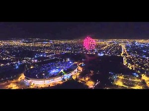 Teletón 2015 Fuegos artificiales y la voz de Adrián Martín Vega
