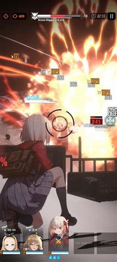 Chisato + Kurumi (Lycoris Recoil) Team on Challenge 3 | Goddess of Victory: Nikke