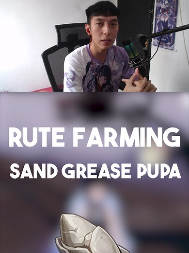 Rute Farming Sand Grease Pupa in Genshin Impact