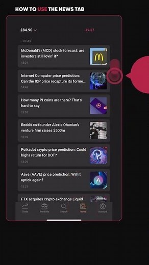 How to use the news tab | Capital.com Trading app #Shorts