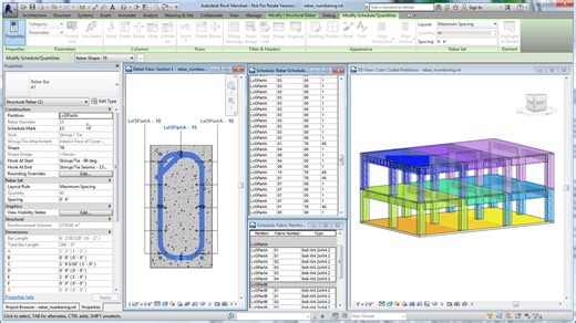 Vidéo : numéroter une armature
