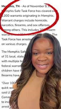 What changes have you seen since the Memphis Safe Task Force operation began?