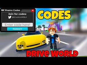 🏎️ Drive World Codes 2026 Roblox | ALL NEW WORKING CODES + FREE CARS & CASH! 💰🔥