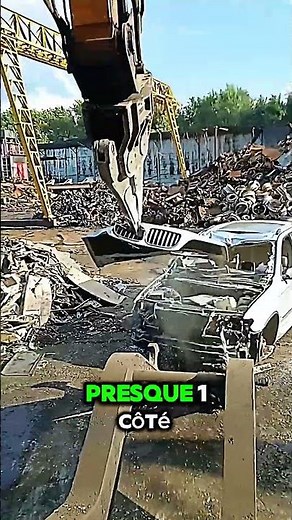 Discover the impressive process of car dismantling #car #junkyard #waste #destroyed