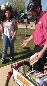 31 reactions | In honor of #nationalbookmobileday our staff spent some time this afternoon delivering free books on our #slcobookmobike! #librariestransform #thecountylibrary #howtolibrary | The County Library | Facebook