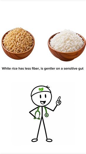 Brown Rice vs White Rice: Which Is Actually Healthier? #brownrice #whiterice #shorts