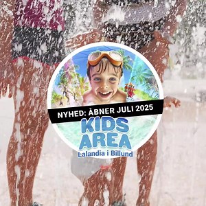 TAG PÅ SOMMERFERIE I LALANDIA ⛱️ Book en ferie med varmegaranti i Lalandia i Billund og oplev årets nyhed: KIDS AREA med 1.000 m2 fyldt med leg og sjov for de mindste 🤸 Nyheden åbner 1. juli 🎉 Glæd jer til dejlige sommerdage med tid til at udforske den tropiske Aquadome, det sjove Monky Tonky Land og de mange andre spændende aktiviteter ☀️ Efter en skøn dag med oplevelser i Lalandia, kan I hygge jer sammen i feriehuset, og nyde de lyse sommeraftener på terrassen 🥰 | Lalandia