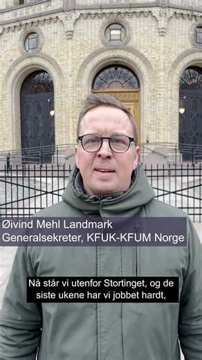 I dag gir oss håp 💛 De siste ukene har vi jobbet hardt og fått med oss mange folkevalgte for å sikre midler til KFUK-KFUMs avhopperprogram. Nå er det fremmet et representantforslag med flertall i Stortinget. Det betyr at forslaget skal behandles og stemmes over i løpet av våren. Vi følger spent med og kjemper videre for å sikre arbeidet for mennesker som vil bryte med sin kriminelle bakgrunn. Tusen takk til KrF, Høyre, FrP og Senterpartiet. | KFUK-KFUM Norge