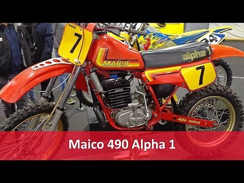 Maico 490 Alpha 1 ... raw power from early 80's. Alpha motorcycle for alpha males. [motocross]