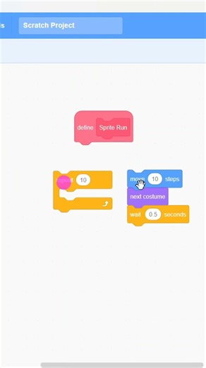 Use of My blocks in Scratch 3.0@ITBuddy-m3d #shorts #shortsvideo #codingshorts