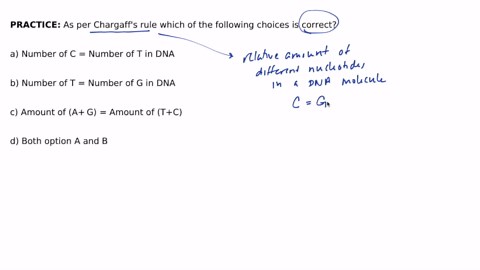 Which of the following equalities is not true for double-stranded - Sanders 3rd Edition Ch 7 Problem 17c
