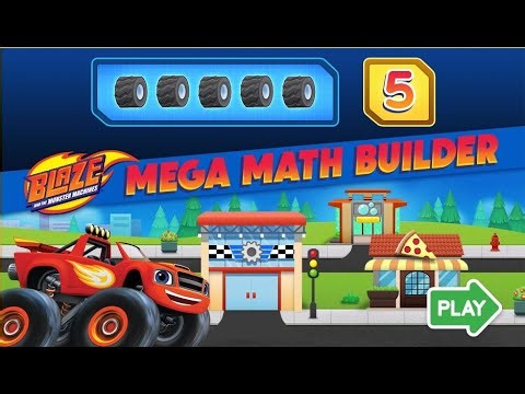 Blaze and the Monster Machines Mega Math Builder Game | Educational Fun for Kids