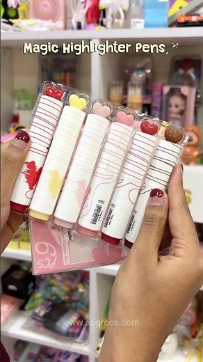 Cute Magic Highlighter Pens 🖍️✨ | Color Changing Fun Stationery | Angroos Minis