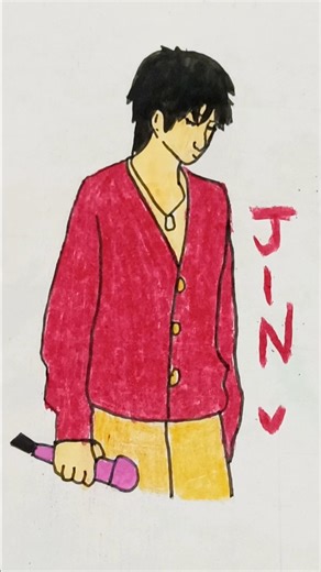 BTS Jin anime drawing ♥️