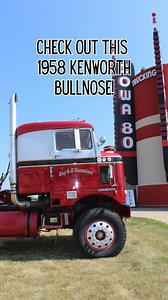 577K views · 17K reactions | Check out the Iowa 80 Trucking Museum's 1958 Kenworth Bullnose KDC 825C Engine Type: 420 Horsepower Cummins NTC 380 Transmission Type: 5 x 4 Spicer #iowa80truckingmuseum #vintagetrucks #antiquetrucks #trucking #truckinghistory #iowamuseum #truckmuseum #oldtrucks #classictrucks | Iowa 80 Trucking Museum | Facebook