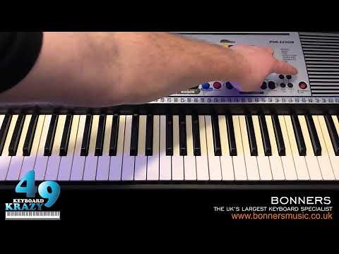 Yamaha PSR-225GM Keyboard - Tutorial