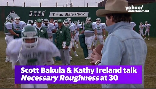 Scott Bakula and Kathy Ireland talk 'Necessary Roughness' at 30