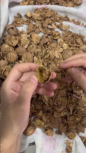 How to shell walnuts