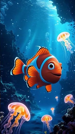Finding Nemo: The Great Ocean Adventure 🐠✨ #aianimation #nemo #storytime