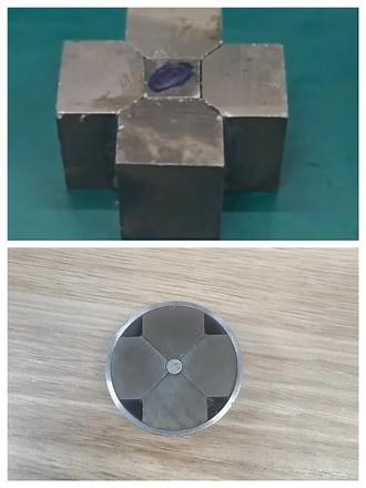 高斯值轻松破万的海尔贝克阵列磁铁是怎么组装的呢？东莞市通立磁业磁铁工厂有方法#磁铁 #海尔贝克阵列#钕磁铁