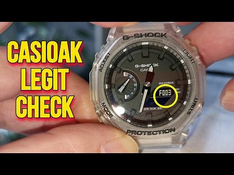 How To Check If Your GShock GA2100 Casioak is Genuine | Easy and Foolproof method