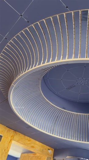 liv-interior on Instagram: "A 7.5m elliptical arch ceiling that redefines elegance. This is the power of custom design and expert craftsmanship. #interiordesign #homerenovation #midcenturydesign #customwoodworking #luxuryinteriors #homedecorating #ceilings #ceilingdesign #ceilingdesignforlivingroom #ceilinginspiration #customceiling #curvedceiling"