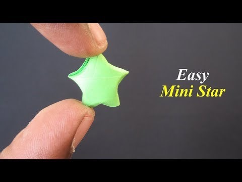 DIY How To Make Mini Paper Star Origami