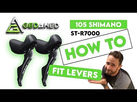 SHIMANO 105 | Ultegra | Fitting lever shifters ST-R7000 - Road Bike Build