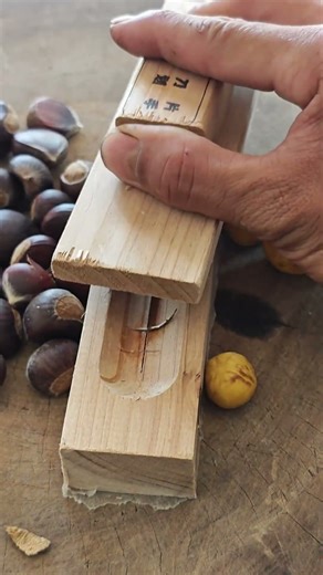 Chestnut Peeling Made Easy! Wood Groove Press