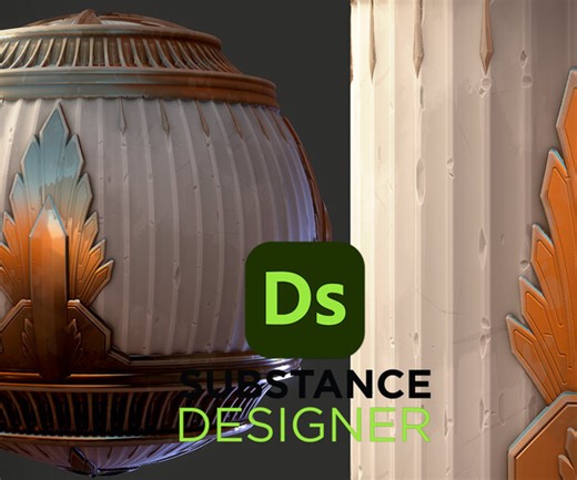 ArtStation - Stylized Wall Material - Substance 3D Designer | Game Assets