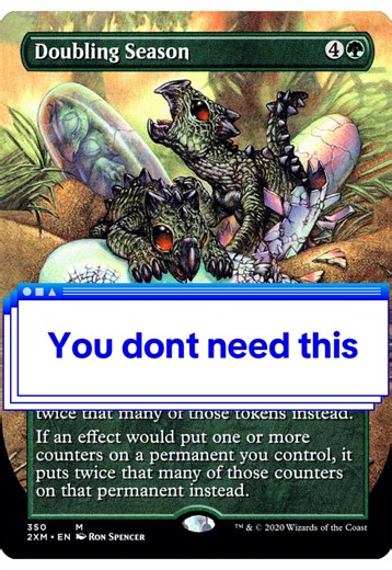 You have 2 cards that make tokens you do not need it #mtgcommander #tcgcommunity #mtgcommunity #mtgtiktok #mtg