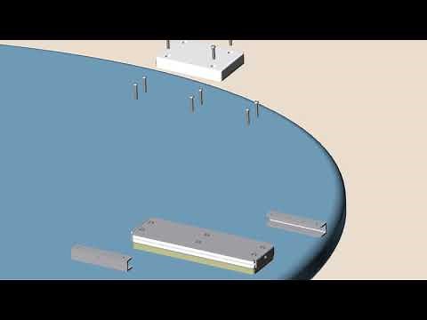 Sliding Trolling Motor Mount: ShuttleSlide installation animation