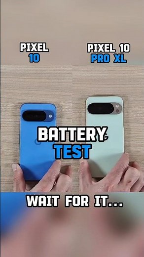⚡☠️PIXEL 10 VS PIXEL 10 PRO XL BATTERY TEST!!