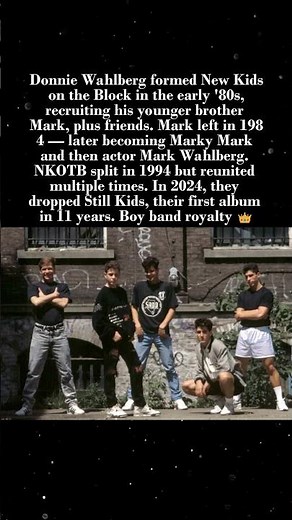 New Kids on the Block Donnie's Boy Band That Started with His Brother Mark 🎤👦 #NKOTB