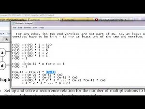 Factorial - Recurrence Relation and Solution